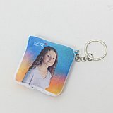 מחזיק מפתחות כרית דו-צדדי מחזיק מפתחות כרית דו-צדדי