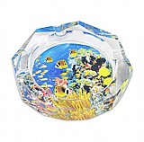 מאפרה דמוי קריסטל מודפסת מאפרה דמוי קריסטל מודפסת