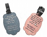 זוג תגי שם למזוודה מעוצבים זוג תגי שם למזוודה מעוצבים
